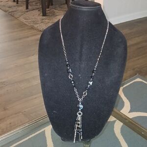 INC Blue and Silver Necklace
